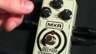 MXR ZW44 Zakk Wylde Overdrive Pedal [upl. by Ayirp]