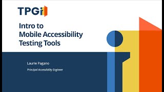 Intro to Mobile Accessibility Testing Tools [upl. by Ellwood]