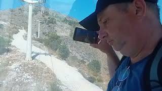 Teleferico benalmadena cable car trip Costa del sol spain [upl. by Nair178]