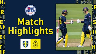 Defeat On The Road  Durham v Hampshire Metro Bank One Day Cup Highlights [upl. by Raffaj]