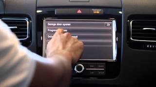 McKenna VW Cerritos Touareg  Programing Your Garage Door Opener [upl. by Hayidan]