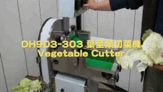 Leaf Vegetable Cutter 切菜機 DH903303  DingHan Machinery 鼎翰機械 from TAIWAN [upl. by Anthiathia324]