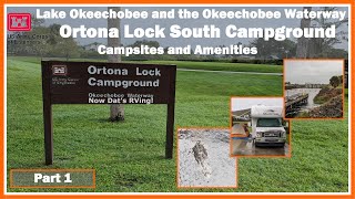 COE Ortona Lock South Campground Part 1 Camping Sites and Amenities USACE Moore Haven Florida [upl. by Katie370]