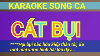 CÁT BỤI Karaoke Song Ca Tone Medium Tran Nam Organ [upl. by Revell]