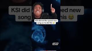 Ishowspeed reacts to Ksi not liking his new song ksi ksireacts ishowspeedclips ishowspeedshorts [upl. by Ahtnama591]