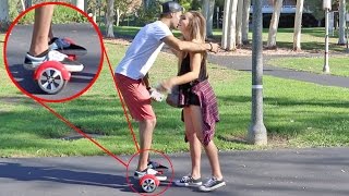 PICKING UP GIRLS USING A HOVERBOARD PRANK  HoomanTV [upl. by Notak711]