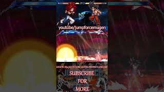 GOGETA SSJ4 JUS VS DARK ULRTRA INSTINCT GOKU JUS dragonball mugen anime [upl. by Amie]