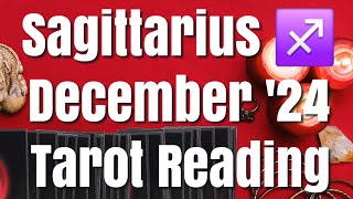 Sagittarius ♐️ December 24 Tarot Reading ⚡️ [upl. by Etem]