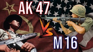 AK47 vs M16  Le duel de fusils dassaut de la guerre froide [upl. by Atiker]