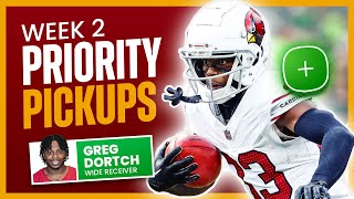 Top 10 Fantasy Football Waiver Wire Pickups for Week 2  Priority Adds 2024 [upl. by Pembroke]