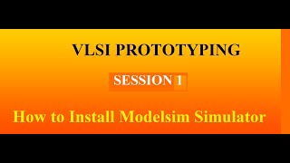 How to install Modelsim Software and How to download Modelsim Free software [upl. by Germano675]