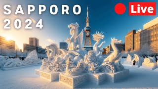 Sapporo Snow Festival 2024  LIVE [upl. by Vowel519]