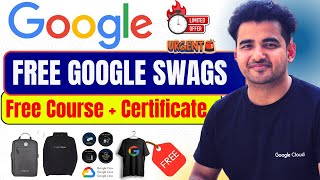 Free Google Swags for Everyone 🔥 Free Google Tshirts  Free Training  Certificate by Google Cloud [upl. by Millie956]