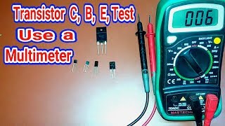 Transistor Test CBE Use a Multimeter [upl. by Marnia]