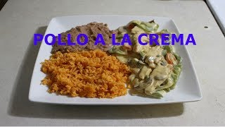 COMO HACER POLLO A LA CREMA [upl. by Aynad]