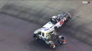 NASCAR Natalie Decker gets decked by the tow truck [upl. by Douglas398]