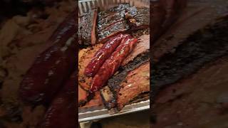 brisket porkribs sausage dinner texas bbq barbecue estoesbbq arre beefribs dinoribs 🔥🔥 [upl. by Tempa]