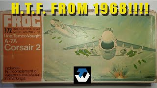 Classic 172 Frog LTV A7A Corsair 2 model kit box amp sprue review [upl. by Netniuq]