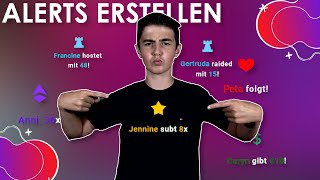 Kostenlose TwitchAlerts einbinden  StreamElements Tutorial  Deutsch [upl. by Al]