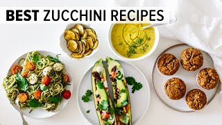 BEST ZUCCHINI RECIPES  easy amp healthy recipes to love [upl. by Sholes734]