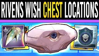 Destiny 2 RIVENS WISHES II Chest Locations  7 Dreaming City Ascendant Chests Week 2 Guide [upl. by Asiel867]