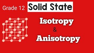 Isotropy and Anisotropy  Explanation [upl. by Ebert]