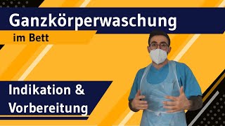 Ganzkörperwaschung im Bett Ziele und Vorbereitung [upl. by Cletus]