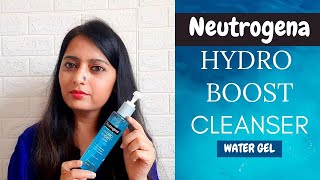 NEW Neutrogena Hydro Boost Cleanser WATER GEL Review  By HealthAndBeautyStation [upl. by Yssor425]