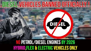 Diesel Cars Get Banned Officially  Latest Car News in Tamil  GS Automotives [upl. by Enyamrahs]