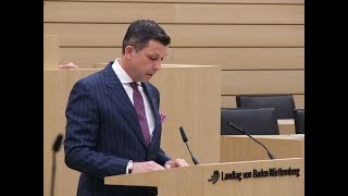 Rede 11102017 AntiTerror Überwachung Polizeigesetz Verfassungsschutz [upl. by Julianne68]