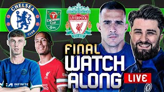 CHELSEA vs LIVERPOOL  LIVE WATCHALONG CARABAO CUP FINAL  THE BYLINE [upl. by Oilcareh920]