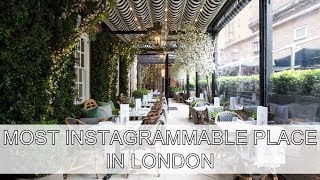 MOST INSTAGRAMMABLE PLACE IN LONDON  Dalloway Terrace [upl. by Nessim]