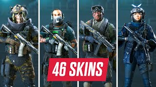 ALL New Battlefield 2042 Specialists Skins InGame  46 Skins [upl. by Sandye537]