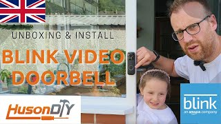 Blink Video Doorbell UK Version  Huson DIY [upl. by Nivahb]