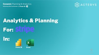 Acterys Power BI Template App For Stripe [upl. by Eznyl]