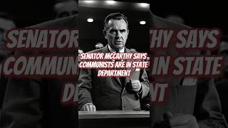 Today In History9 February1950 Senator Joseph McCarthy accuses State Department of 205 Communist [upl. by Adnek164]