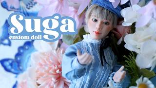 SUGA ⭐  BTS custom doll repaint  Doll artist QNA  PIXIENATORY [upl. by Stanway239]