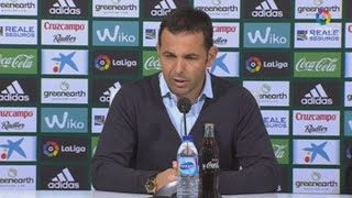 Calleja quotLa expulsión y el 10 antes del descanso han marcado el partidoquot [upl. by Liggitt]