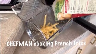 464 ChefMan Air Fryer Frozen French Fries [upl. by Aranat]