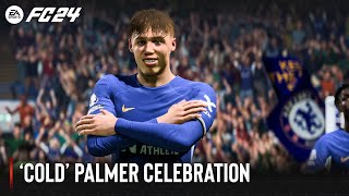 EA SPORTS FC 24  Cole Palmer New Signature Celebration [upl. by Lusty927]