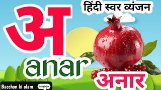 123 numberlearn to count1 to 100 countHindi alphabetsone two threeअआइईउऊ Bacchon ki olamkids [upl. by Adnahcir757]