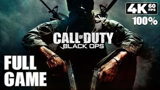 Call of Duty Black Ops PC  Full Game 4K60 Walkthrough  No Commentary [upl. by Ykcim889]