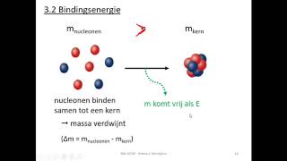 natuurwetenschappen  kernfysica  massadefect en bindingsenergie [upl. by Leontine]