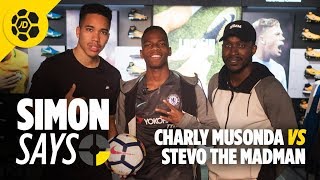 Charly Musonda Vs Stevo The Madman  Simons Says Football Freestyle Battle [upl. by Saeger]