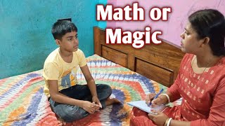 Math Or Magic Tricks  Simple Magic Tricks🔥 [upl. by Asselem]