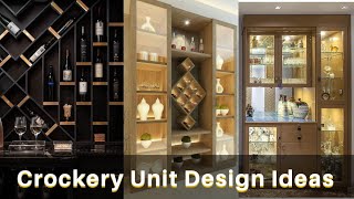 Latest Crockery Unit Designs Ideas  Crockery Unit Designs In Dining Room  Jv Interior [upl. by Quillan]