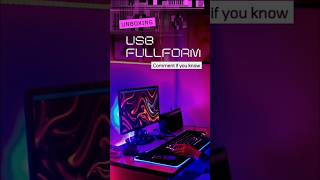 What Does USB Stand For  USB full form shorts tech usb fullform ytshorts yt trending viral [upl. by Lanti]