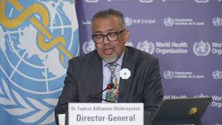 WHO DirectorGeneral Tedros Briefs on Global Humanitarian Crises  Amaravati Today [upl. by Ainadi]