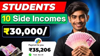 💰Earn Money Online ₹30000month  10 Side Incomes For Students  Work From Home With No Investment [upl. by Enyale]