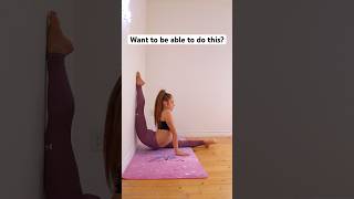 How to do Wall Splits like Anna McNulty shorts [upl. by Nylhtak]